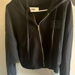 Soulcycle crop hoodie size M never worn